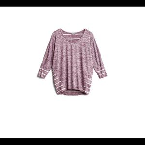 Ansell Scoop Neck Dolman Knit Top